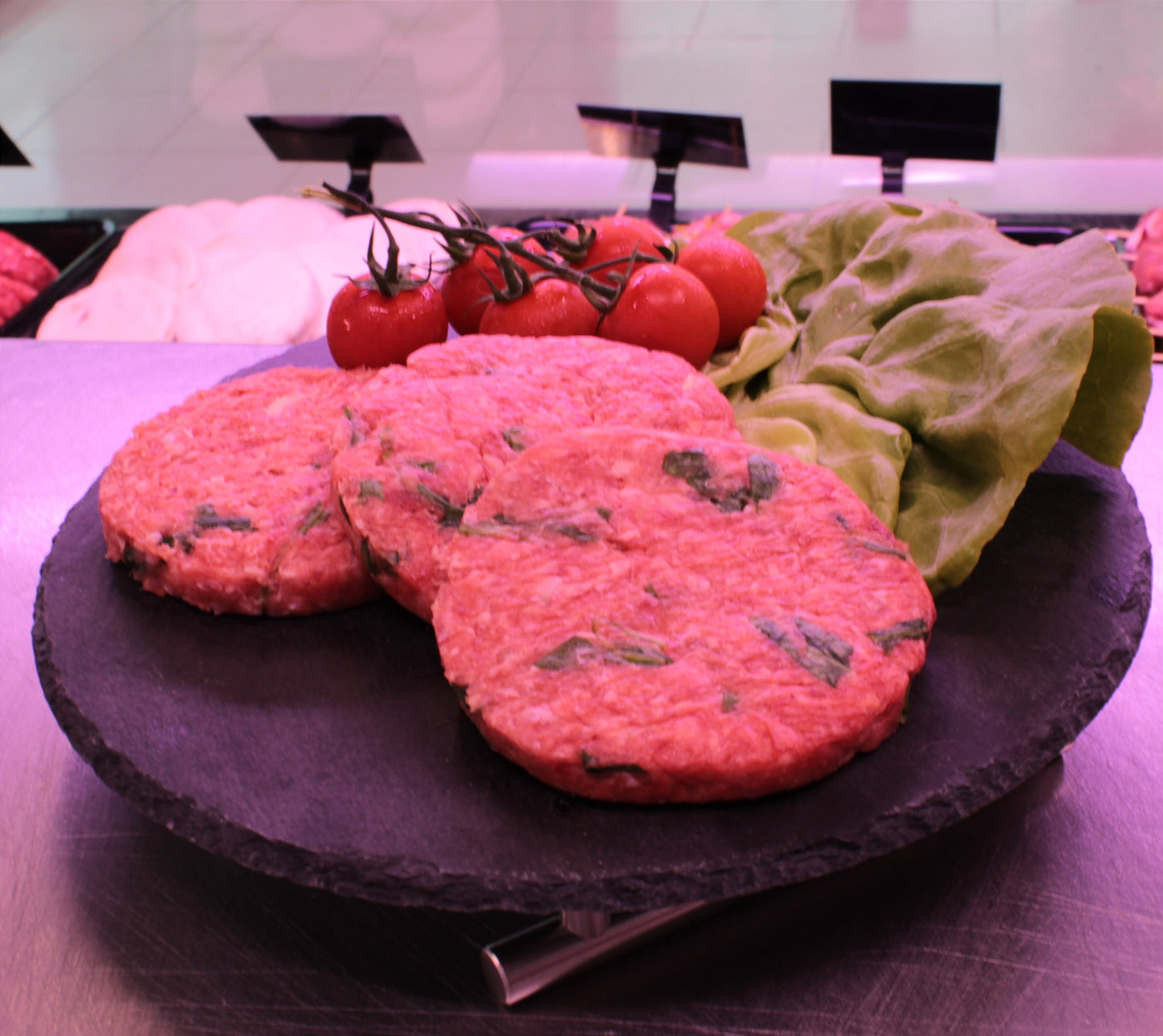 Arugula & parmesan burger