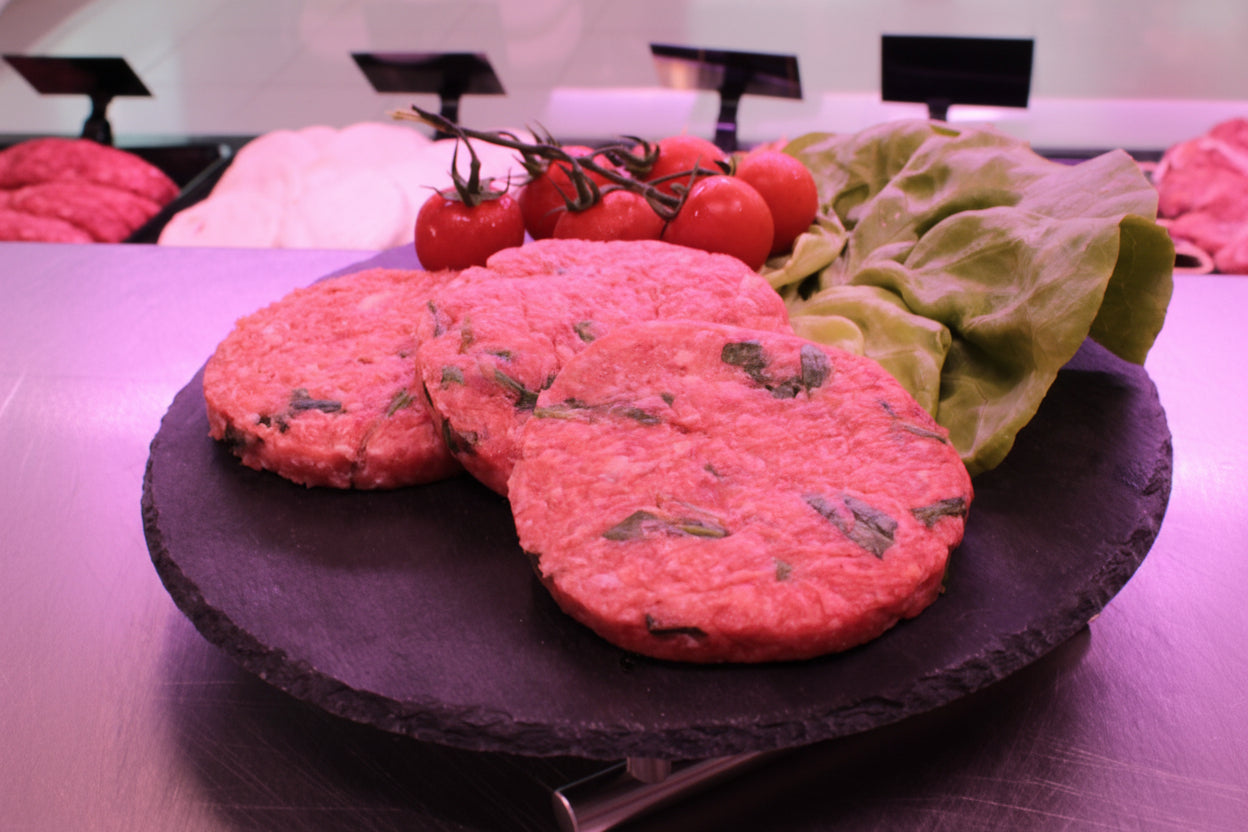 Hamburger Rucola e Grana – Mix Bovino e Suino