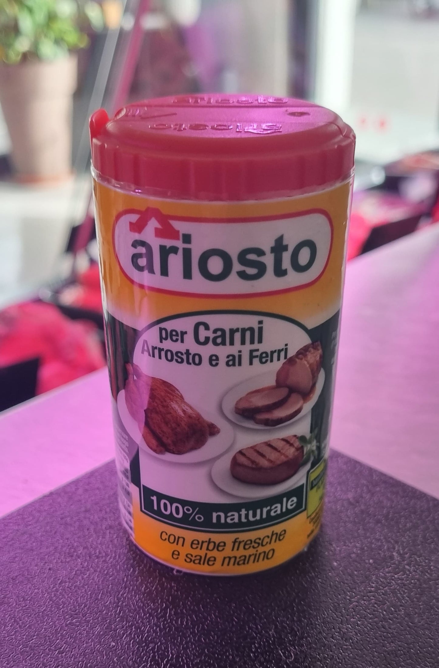 Ariosto per carni, 100g mix di aromi naturali per carni arrosto e ai ferri con erbe fresche e sale marino.