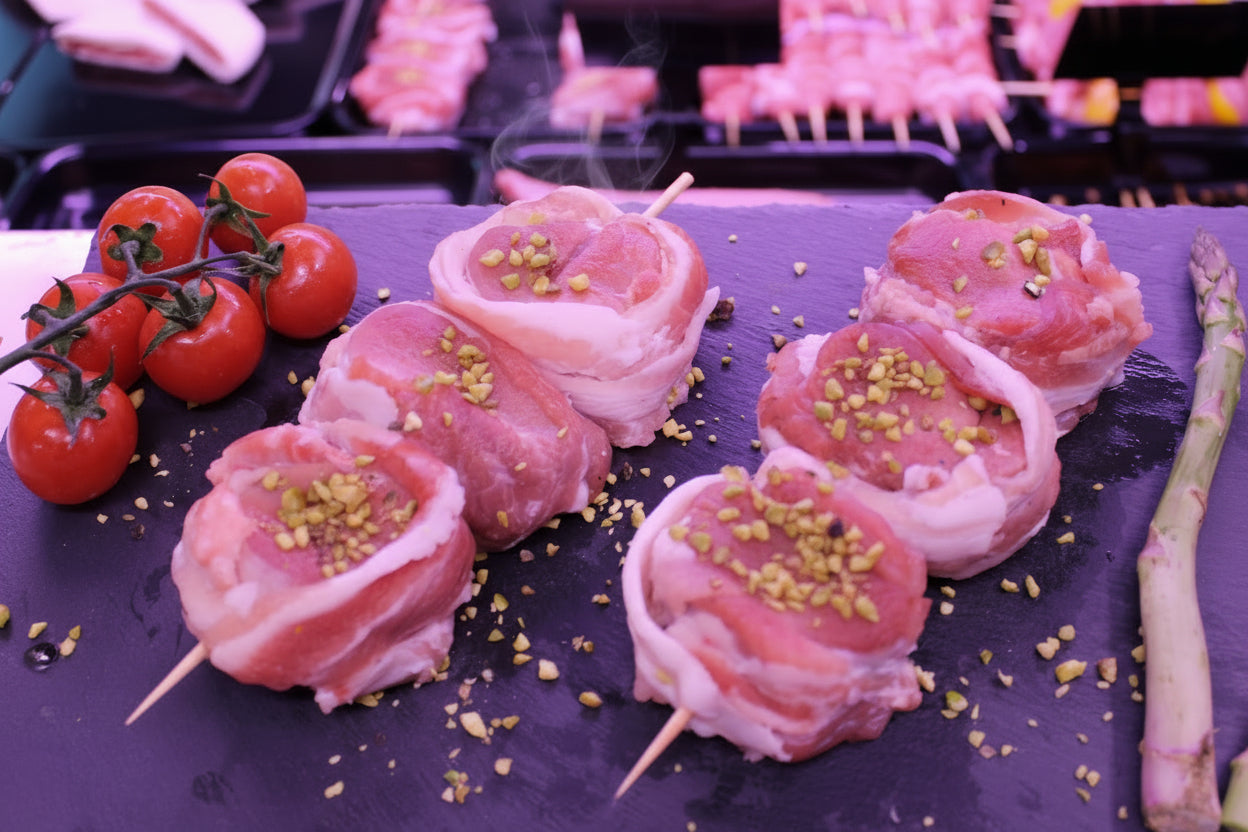 Medaglioni di Filetto – Maiale, Pepe Rosa e Pistacchio