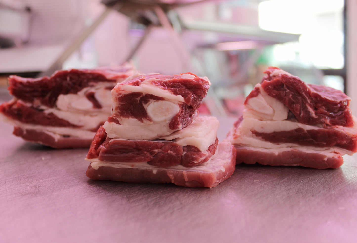 Bacon with tender beef bone