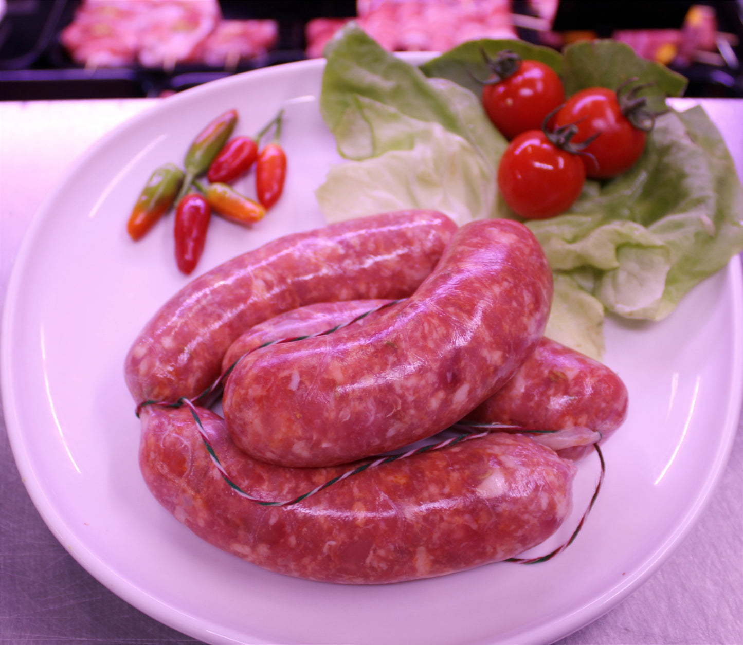 Spicy pork sausage