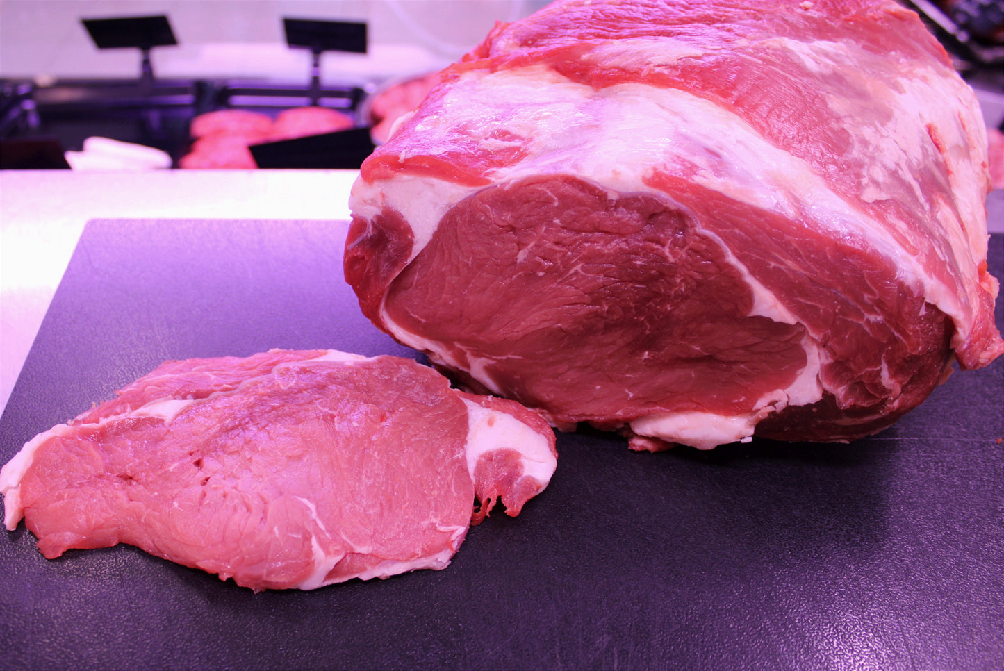 Sliced beef