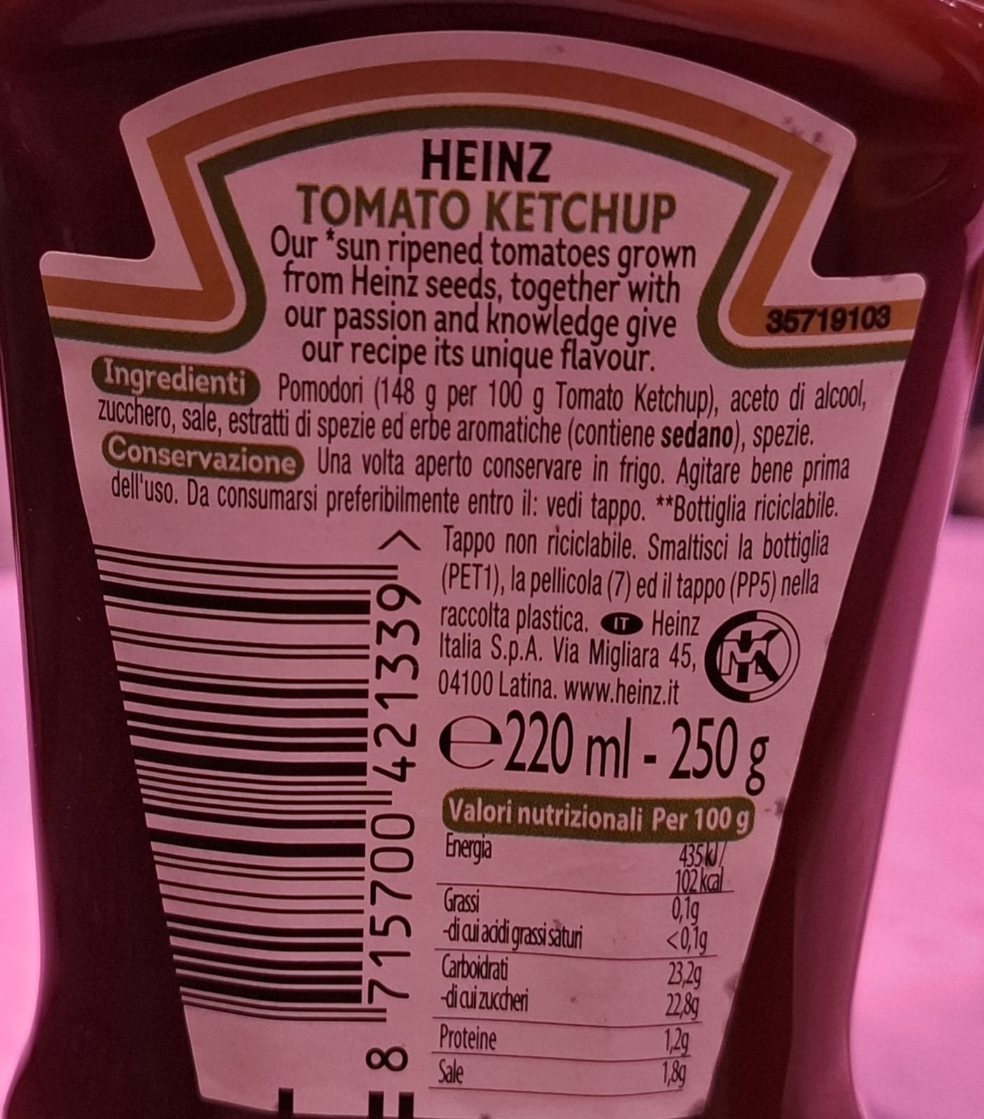 Heinz tomato ketchup