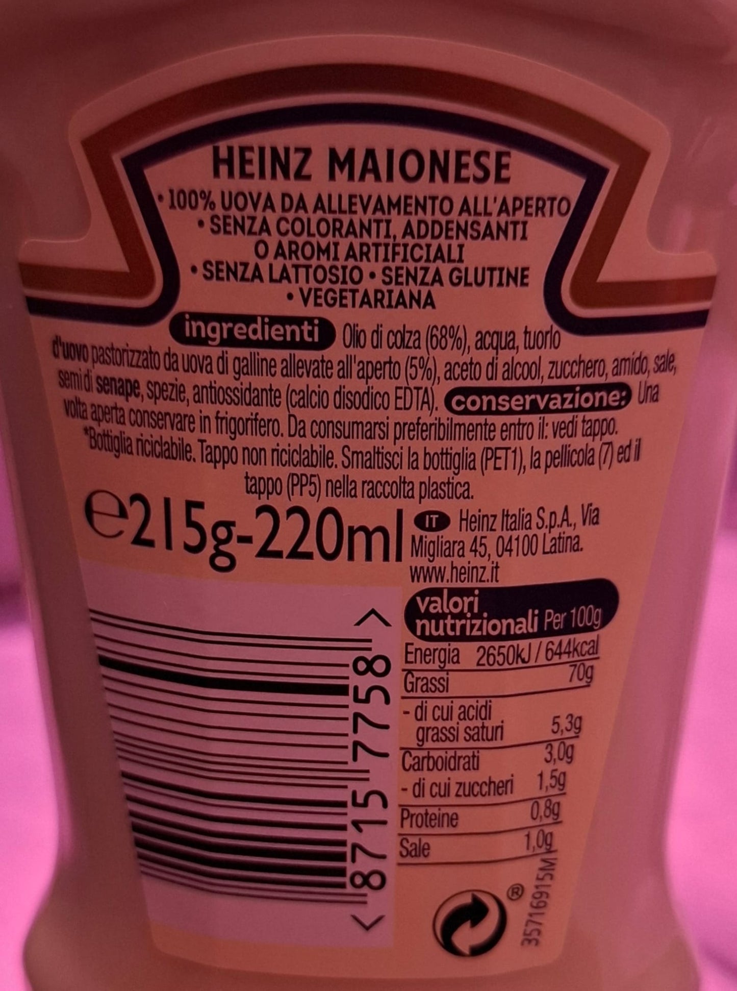 Heinz maionese originale
