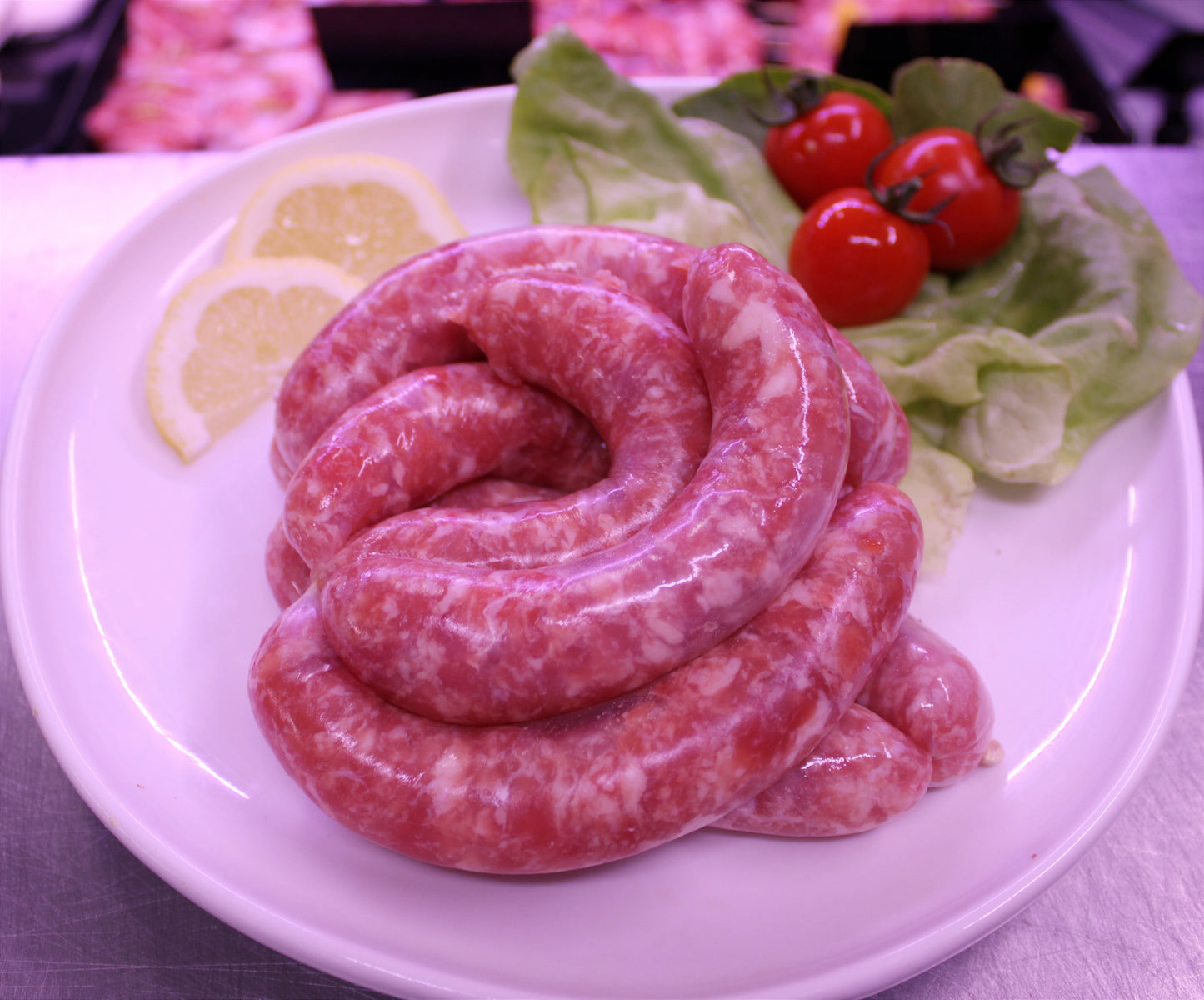 Salsiccia di suino a punta di coltello sottile