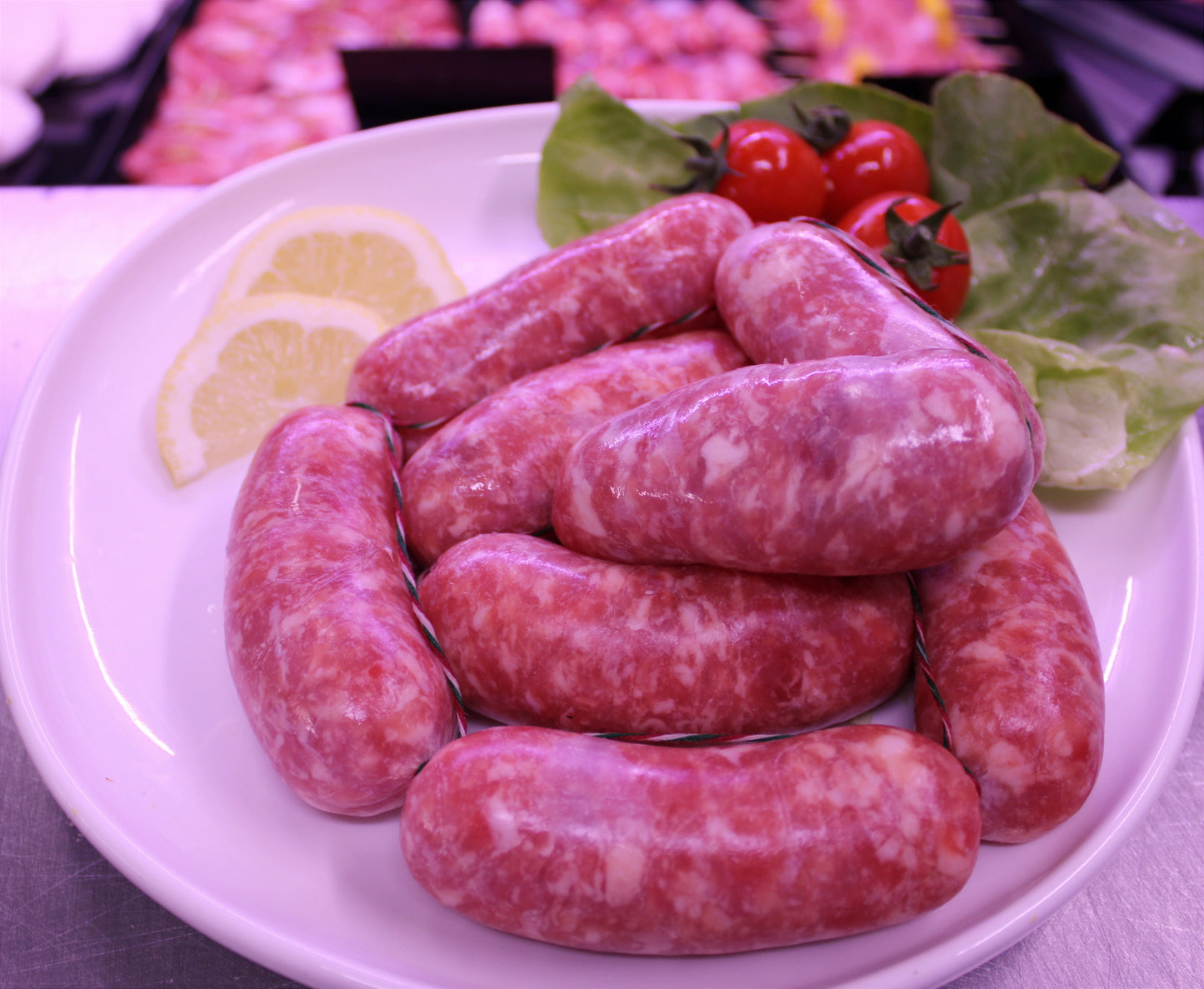 Salsiccia di suino a punta di coltello grossa